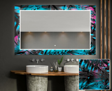 Декоративно Огледало С Подсветка За Баня - Fluo Tropic