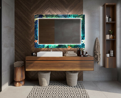 Декоративно Огледало С Подсветка За Баня - Tropical #12