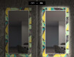 Декоративно Огледало С Подсветка LED За Трапезария - Abstract Geometric #7