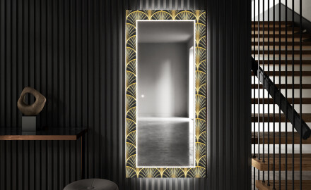 Декоративно Огледало С Подсветка LED За Антре - Art Deco