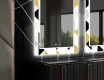 Декоративно Огледало С Подсветка LED За Трапезария - Geometric Patterns #11