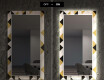 Декоративно Огледало С Подсветка LED За Трапезария - Geometric Patterns #7