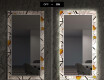 Декоративно Огледало С Подсветка LED За Трапезария - Chamomile #7