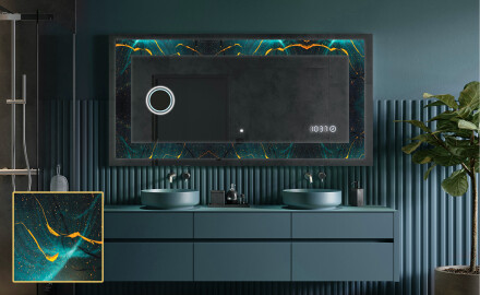 Декоративно Огледало С Подсветка - Spiraling vortex