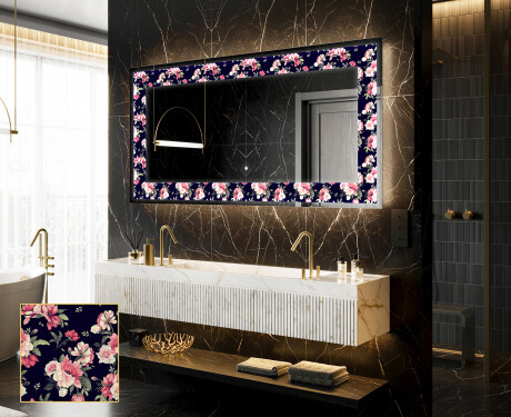 Декоративно Огледало С Подсветка - Floral Layouts