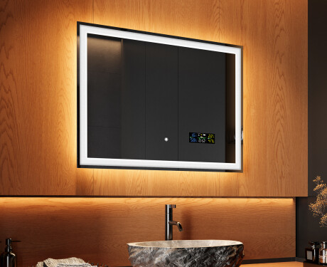 Огледала С LED Подсветка 80x60cm с Dual color, Сензорен превключвател, Станция - L01