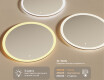 Кръгло огледало за баня с LED осветление 80 см c Dual color, Сензорен превключвател #3