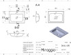 Умивалник DELLA 600 MIRASOFT