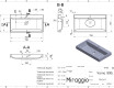 Умивалник VARNA 800 MIRASOFT