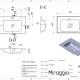 Умивалник DELLA 700 MIRASOFT #1