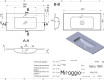 Умивалник DELLA 1000 MIRASOFT