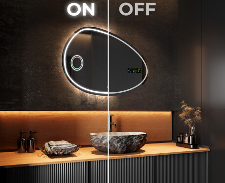 Неправилни модерни декоративни огледала за стена H223 #3