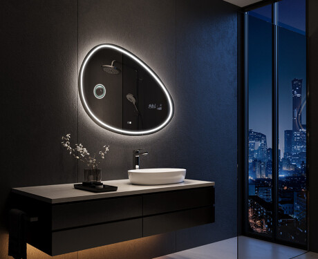 Неправилни модерни декоративни огледала за стена H223 #10