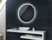 Кръгло огледало с LED осветление за баня с батерия L76 #2