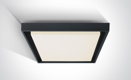 MOULKI плафон 30 W, 3000 K, IP54, бял