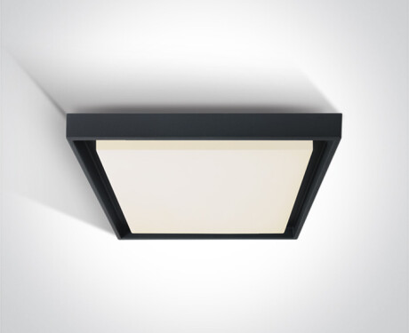 MOULKI плафон 30 W, 3000 K, IP54, бял