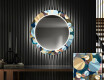 Кръгло Декоративно Огледало С LED Осветление За Коридор - Ball #1
