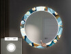 Кръгло Декоративно Огледало С LED Осветление За Коридор - Ball #4