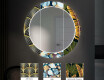 Кръгло Декоративно Огледало С LED Осветление За Коридор - Ball #6