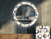 Кръгло Декоративно Огледало С LED Осветление За Хол - Donuts