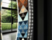 Кръгло Декоративно Огледало С LED Осветление За Хол - Color Triangles #11