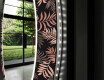 Кръгло Декоративно Огледало С LED Осветление За Хол - Jungle #11
