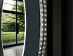 Кръгло Декоративно Огледало С LED Осветление За Баня - Elegant #11
