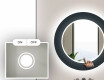 Кръгло Декоративно Огледало С LED Осветление За Баня - Elegant #4