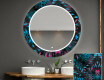 Кръгло Декоративно Огледало С LED Осветление За Баня - Fluo Tropic #1