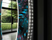 Кръгло Декоративно Огледало С LED Осветление За Баня - Fluo Tropic #11