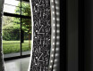 Кръгло Декоративно Огледало С LED Осветление За Баня - Gothic #11