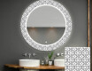 Кръгло Декоративно Огледало С LED Осветление За Баня - Industrial #1