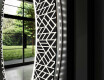 Кръгло Декоративно Огледало С LED Осветление За Баня - Triangless #11