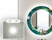 Кръгло Декоративно Огледало С LED Осветление За Баня - Tropical #4