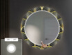 Кръгло Декоративно Огледало С LED Осветление За Коридор - Art Deco #4