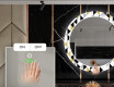 Кръгло Декоративно Огледало С LEd Осветление За Трапезария - Geometric Patterns #5