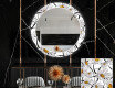 Кръгло Декоративно Огледало С LEd Осветление За Трапезария - Chamomile #1