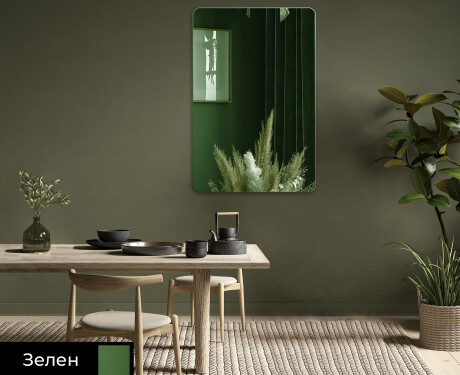 Заоблени модерни декоративни огледала за стена L172