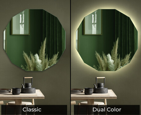 Кръгли модерни декоративни огледала за стена L176 #9