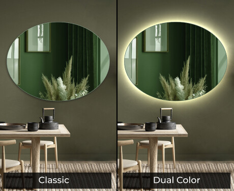 Овални декоративни огледало за стена L178 #9