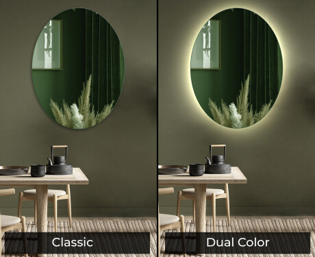 Овални модерни декоративни огледала за стена L179 #9
