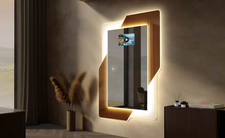 вертикален Огледала С LED Подсветка - Retro