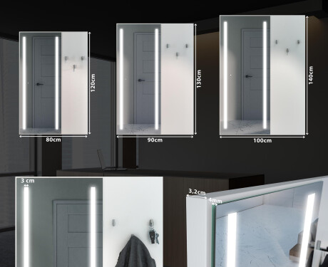 Led Огледала За Коридор - Andes #11
