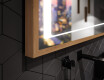 Правоъгълно LED огледало за баня с рамка FrameLine L61 #3