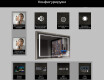 Правоъгълно LED огледало за баня с рамка FrameLine L61 #7