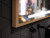 Правоъгълно LED огледало за баня с рамка FrameLine L124 #3