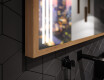 Правоъгълно LED огледало за баня с рамка FrameLine L131 #3