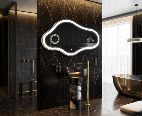 Неравен огледало за баня LED SMART C222 Google #8