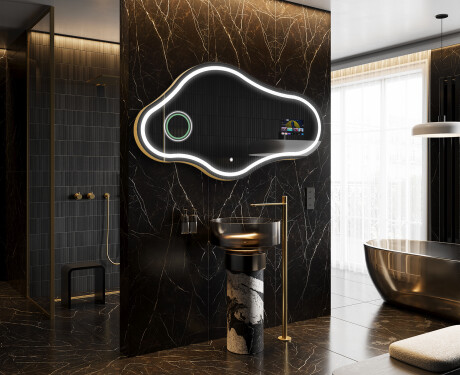 Неравен огледало за баня LED SMART C223 Google #8