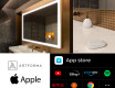 Огледало за баня LED SMART L01 Apple #2